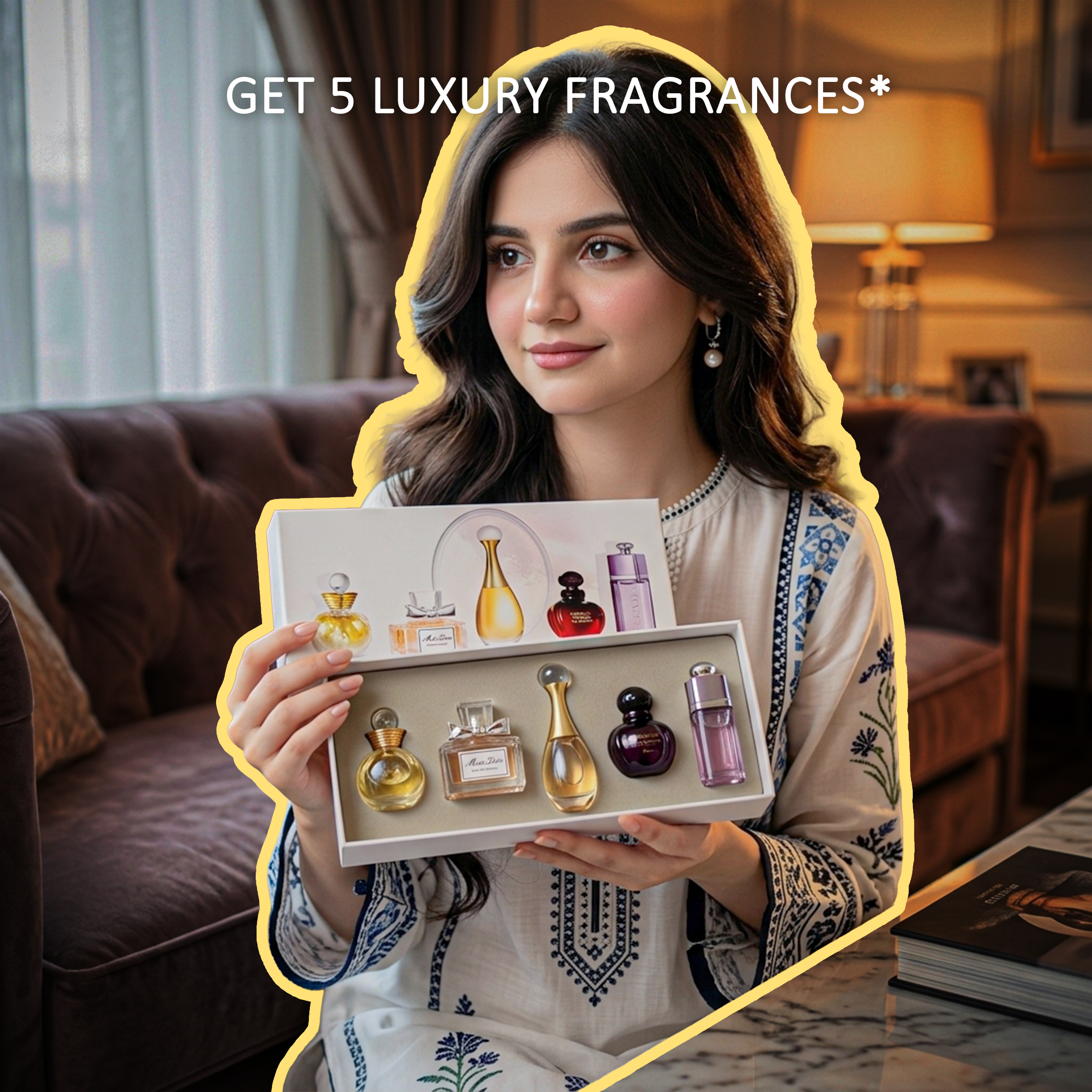Pack of 5 Luxury Miniature Fragrances